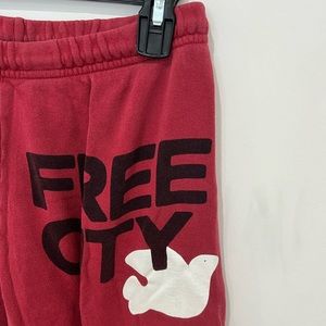 Free City Supershop Red Sweatpants